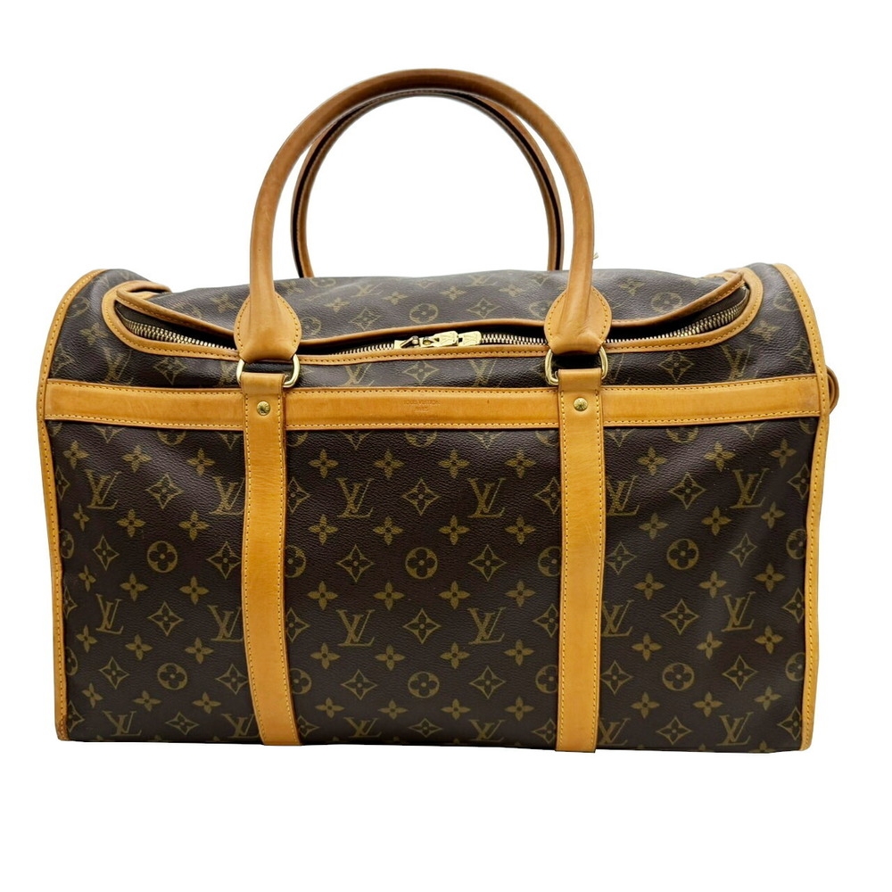 Louis Vuitton Boston Medium champ Dogs Carrier Pet Dog Sac Monogram
